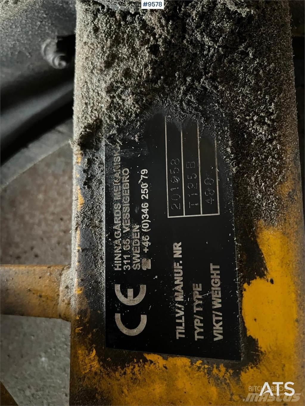  Hinnagårds T125B ماكينات شق الأسفلت