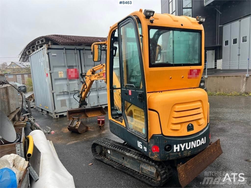 Hyundai Robex 16-9 حفارات صغيرة أقل من 7 طن (حفارات صغيرة)