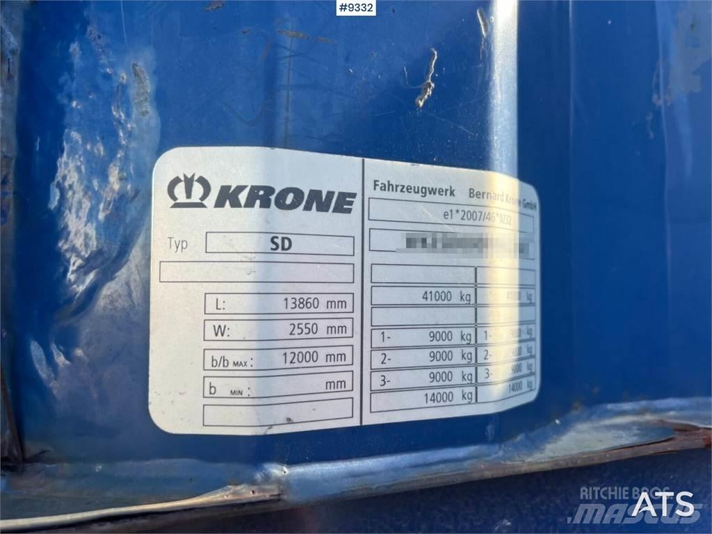 Krone SD أنواع أخرى من أنصاف المقطورات
