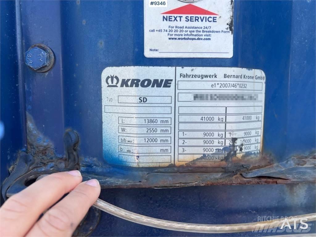 Krone SD أنواع أخرى من أنصاف المقطورات