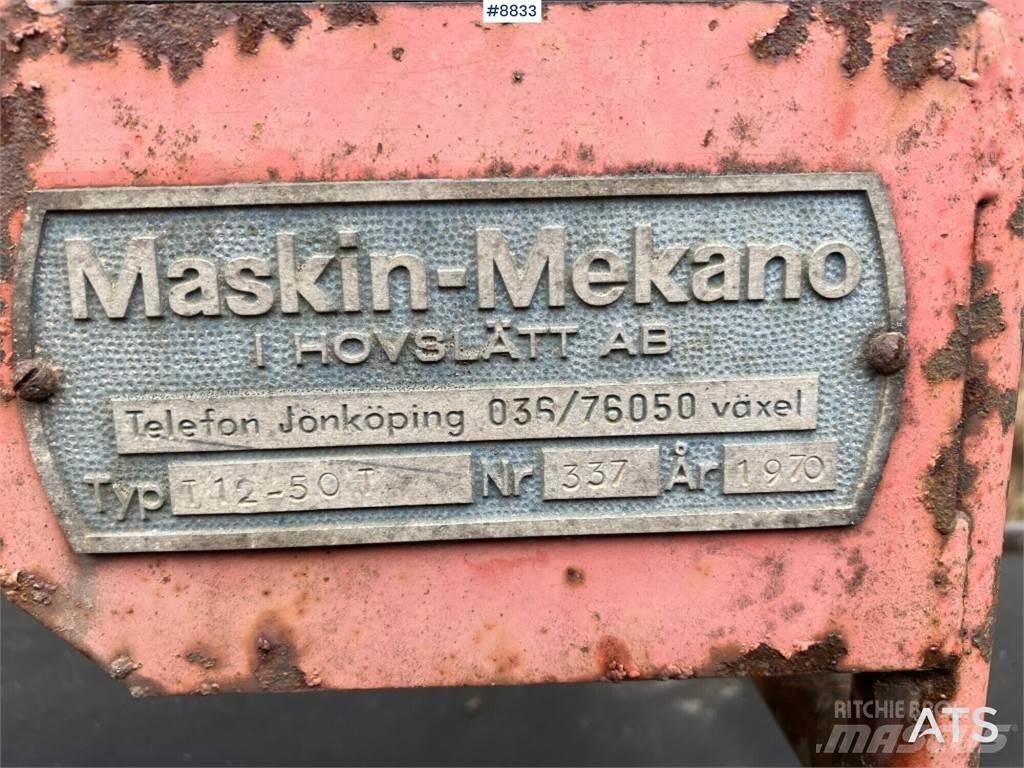  Maskinmekano T12-50T مكونات أخرى