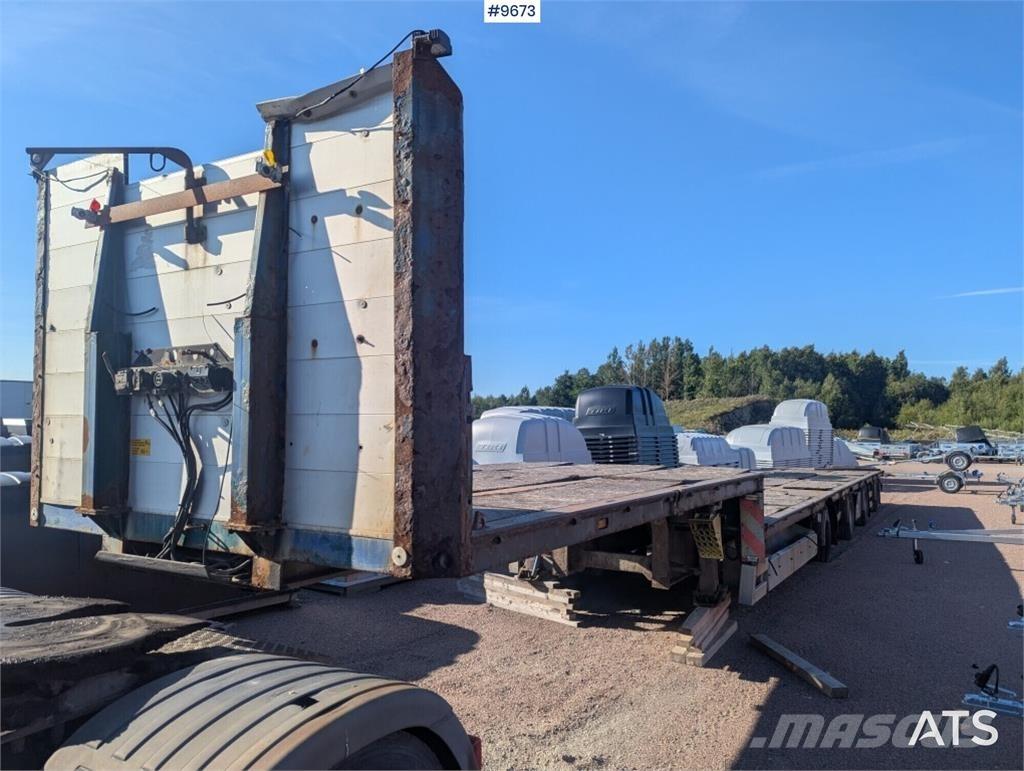 Närko . S9ZP42J11 نصف مقطورات مسطحة / مفصلية الجوانب
