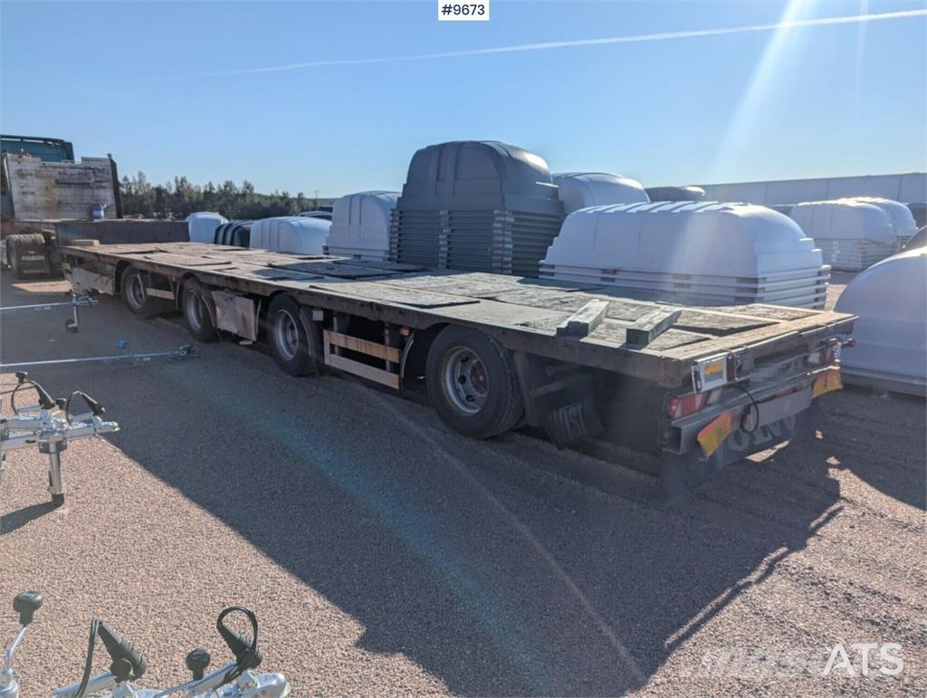 Närko . S9ZP42J11 نصف مقطورات مسطحة / مفصلية الجوانب