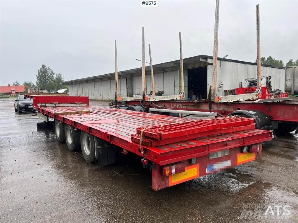 Pacton 31395 نصف مقطورات مسطحة / مفصلية الجوانب