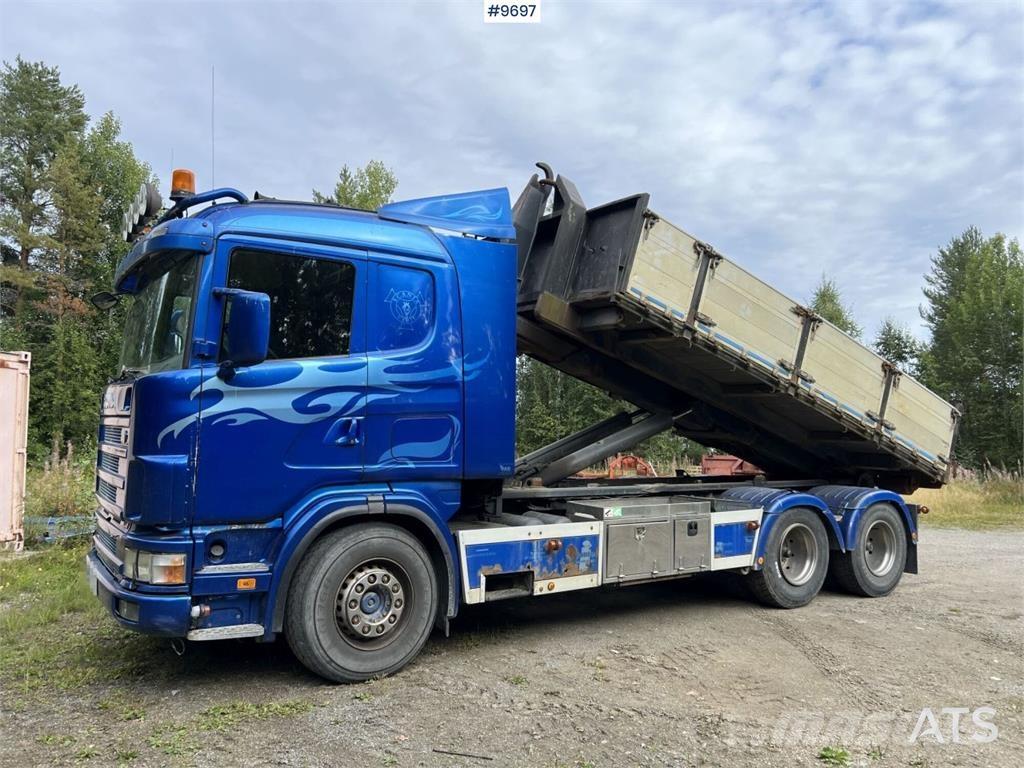 Scania R124GB6X4NB470 شاحنات الرافعات الخطافية