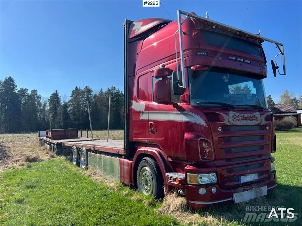 Scania R480 شاحنات مسطحة/مفصلية الجوانب