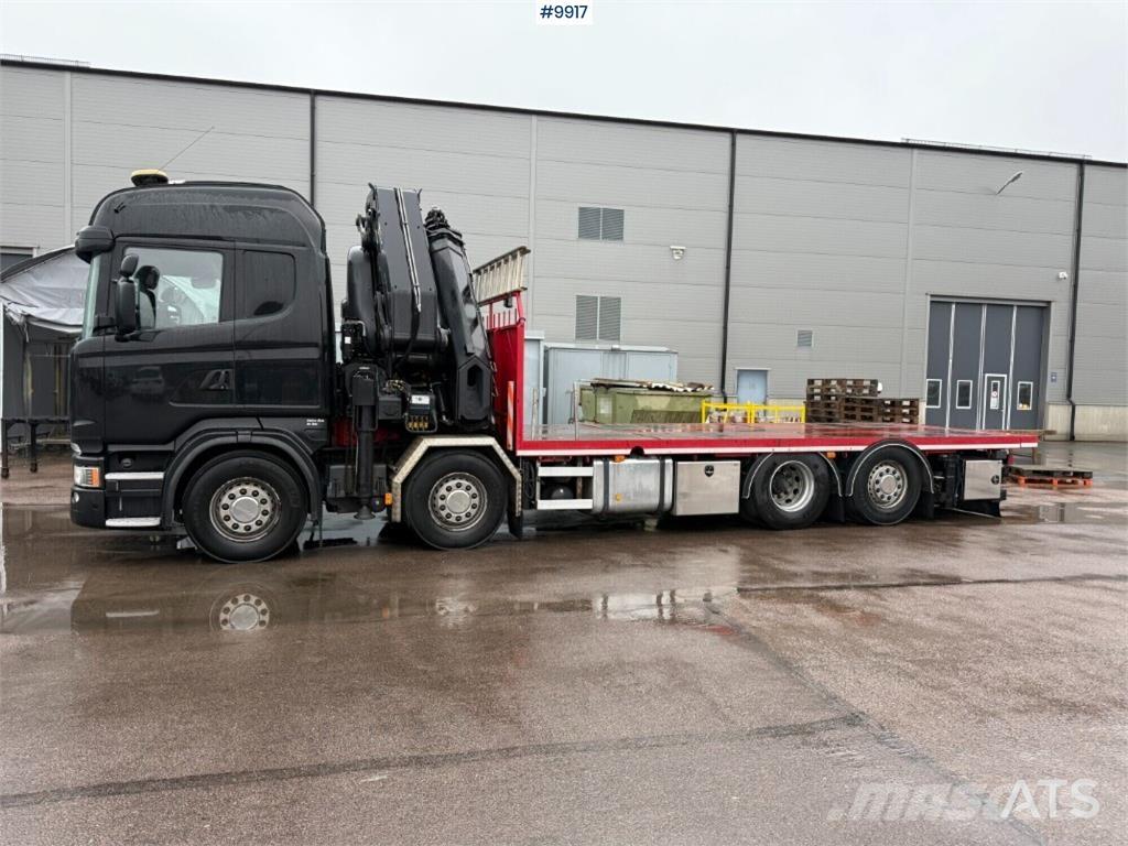 Scania R520 شاحنات الرافعات