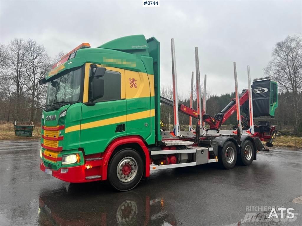 Scania R650 6X4 شاحنات أشجار
