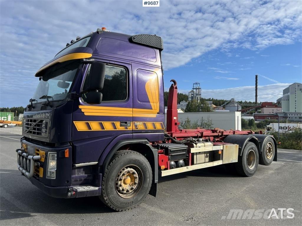Volvo FM-380 6*2 شاحنات الرافعات الخطافية