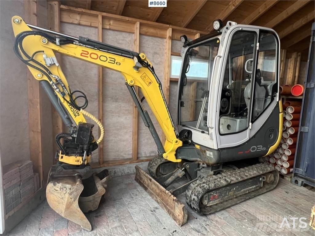 Wacker Neuson 2003RD حفارات صغيرة أقل من 7 طن (حفارات صغيرة)