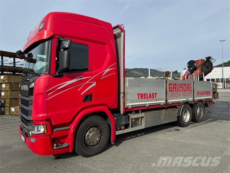 Scania R500 شاحنات الرافعات