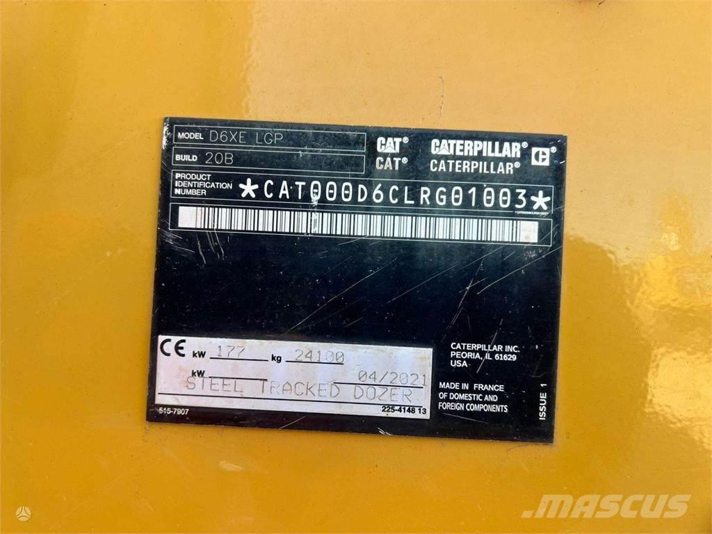 CAT D6XE بلدوزرات مجنزرة