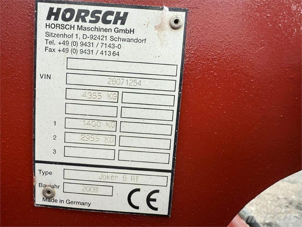 Horsch Joker 6RT زلاقات ميدانية