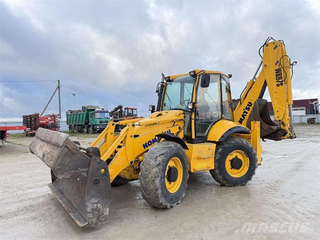 Komatsu WB 97 S-2 لوادر ذات جرافات عكسية