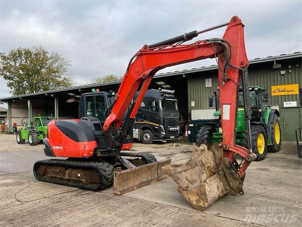 Kubota KX080-4 حفارات زحافة