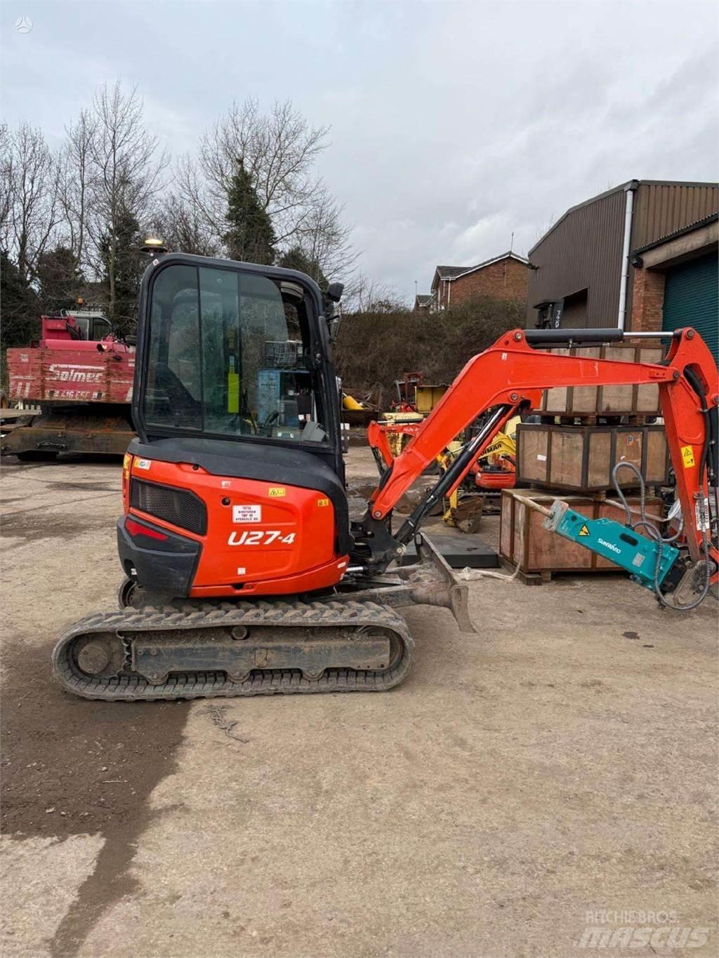 Kubota U27-4 حفارات صغيرة أقل من 7 طن (حفارات صغيرة)