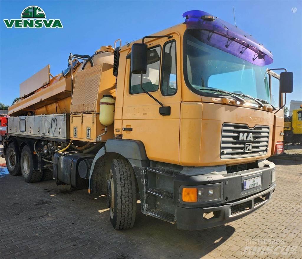 MAN FE 26T 6x2 شاحنات مزدوجة / خلخلة