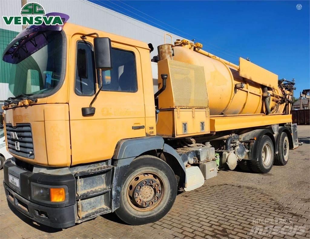 MAN FE 26T 6x2 شاحنات مزدوجة / خلخلة