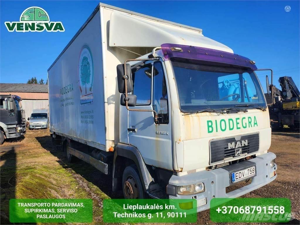 MAN LE 160 C شاحنات ذات هيكل صندوقي