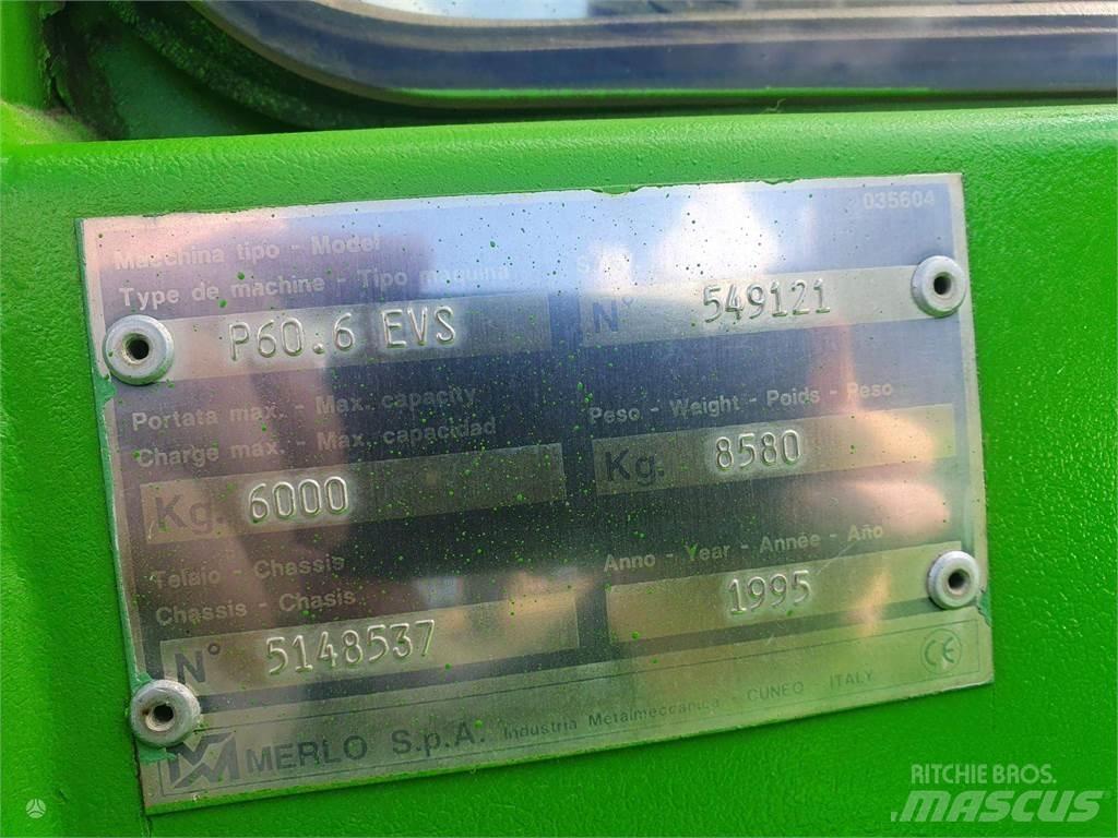 Merlo P60.6 EVS لوادر وحفارات أمامية