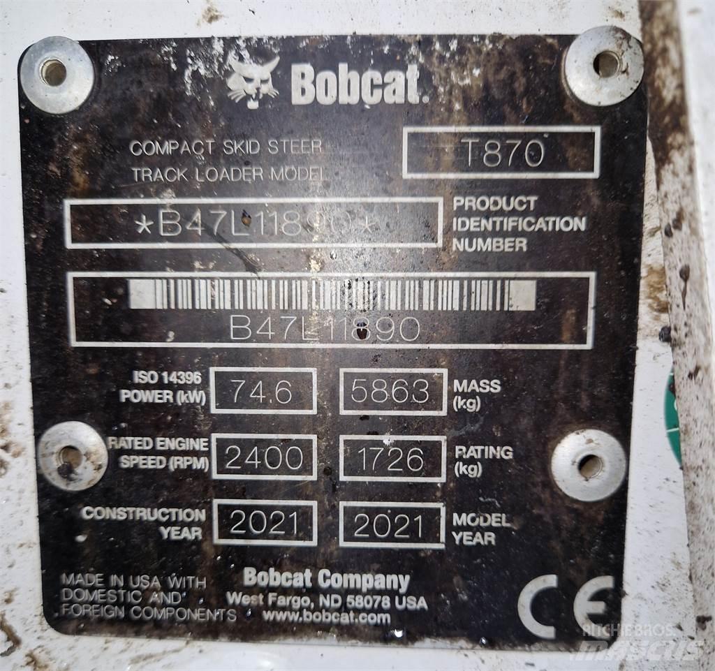 Bobcat T870 لوادر انزلاقية التوجيه