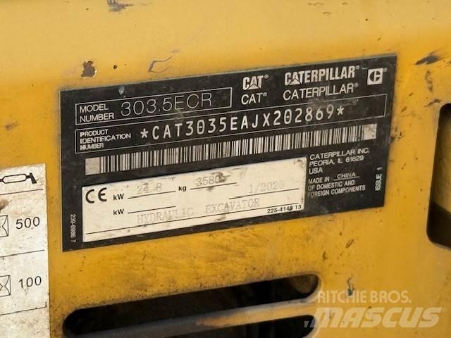 CAT 303.5ECR حفارات صغيرة أقل من 7 طن (حفارات صغيرة)