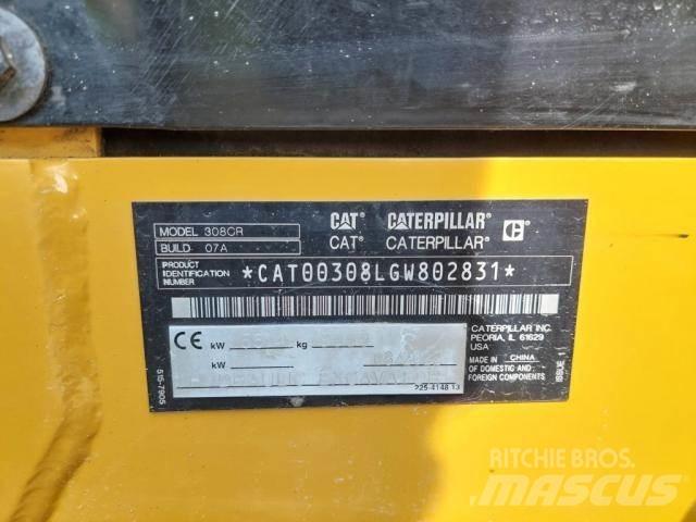 CAT 308 حفارات صغيرة أقل من 7 طن (حفارات صغيرة)