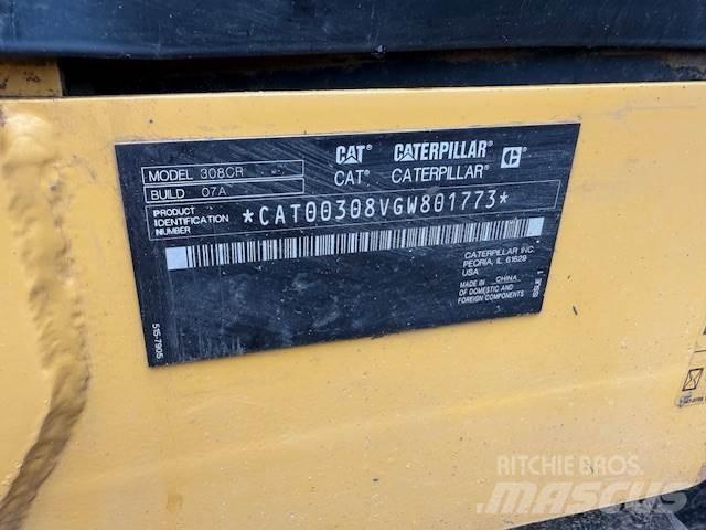 CAT 308 حفارات صغيرة أقل من 7 طن (حفارات صغيرة)