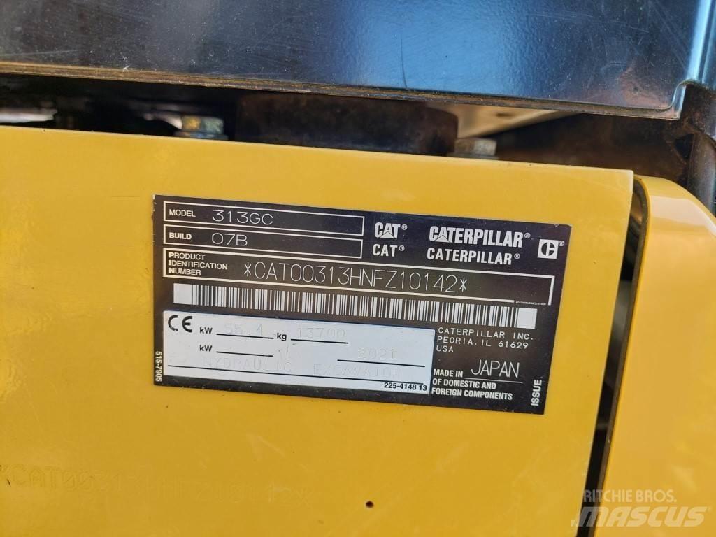 CAT 313GC حفارات زحافة