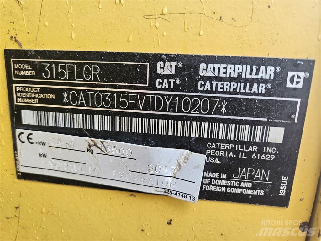 CAT 315FLCR حفارات زحافة