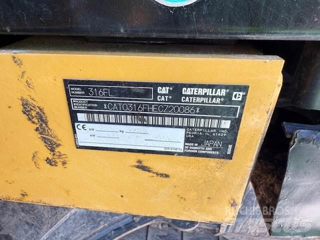 CAT 316F حفارات زحافة