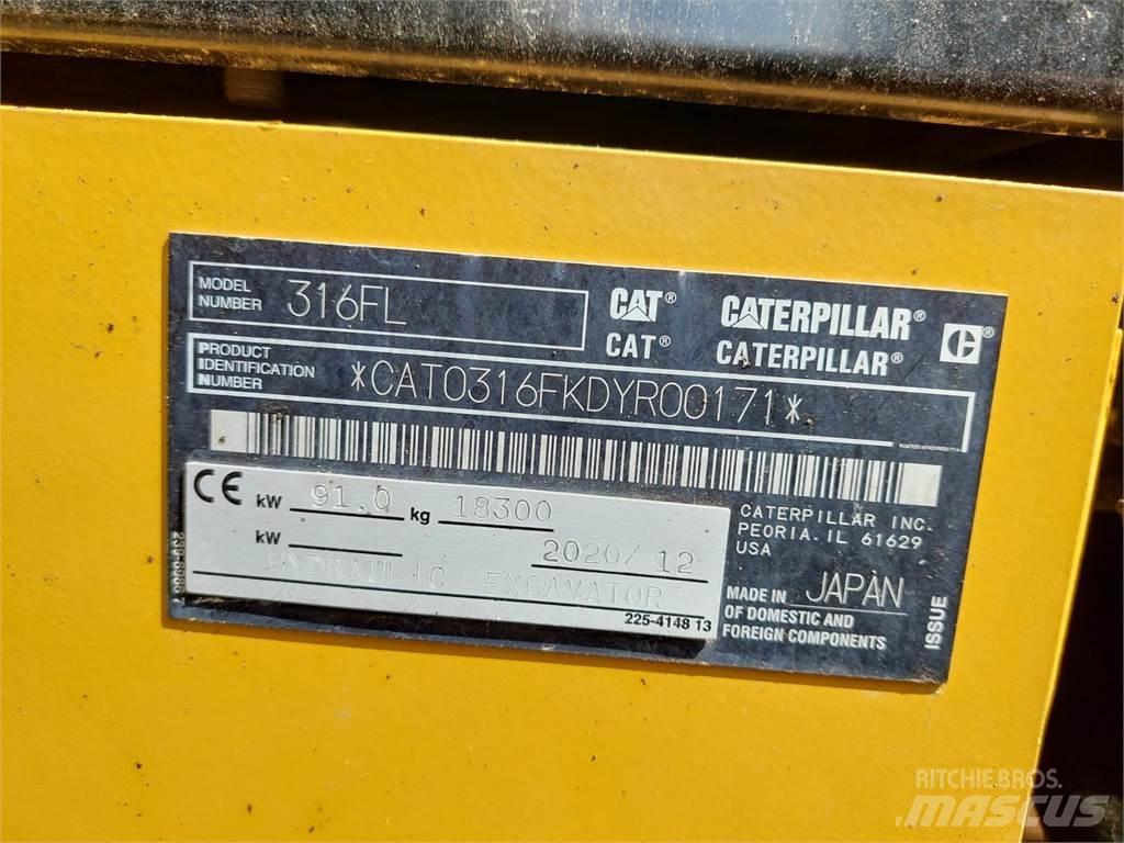 CAT 316FL حفارات زحافة