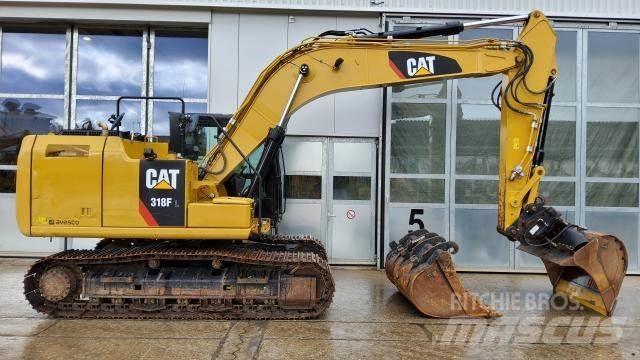 CAT 318F CW30s حفارات زحافة