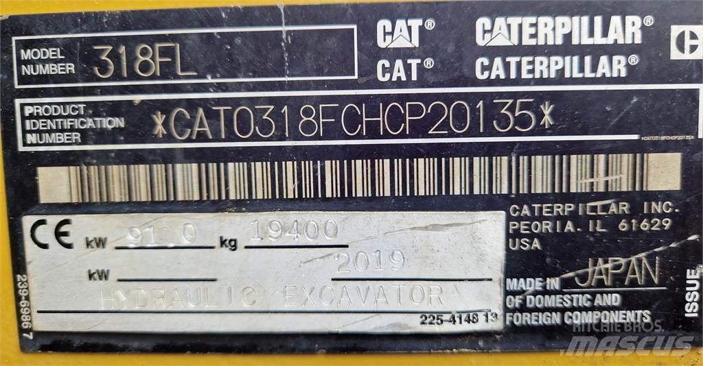 CAT 318FL حفارات زحافة