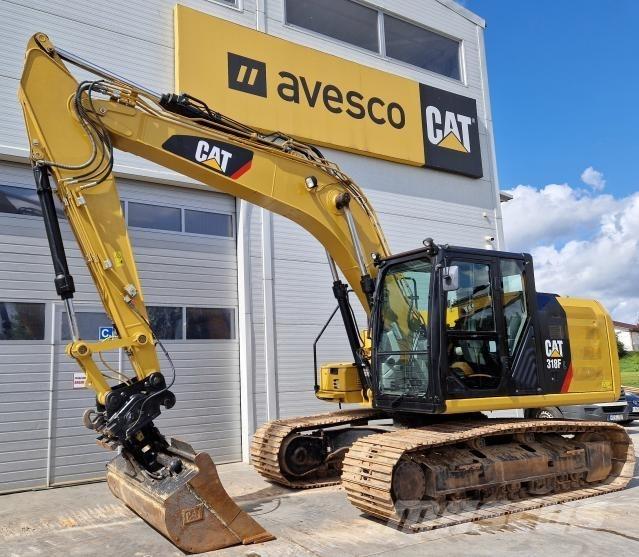 CAT 318FL حفارات زحافة