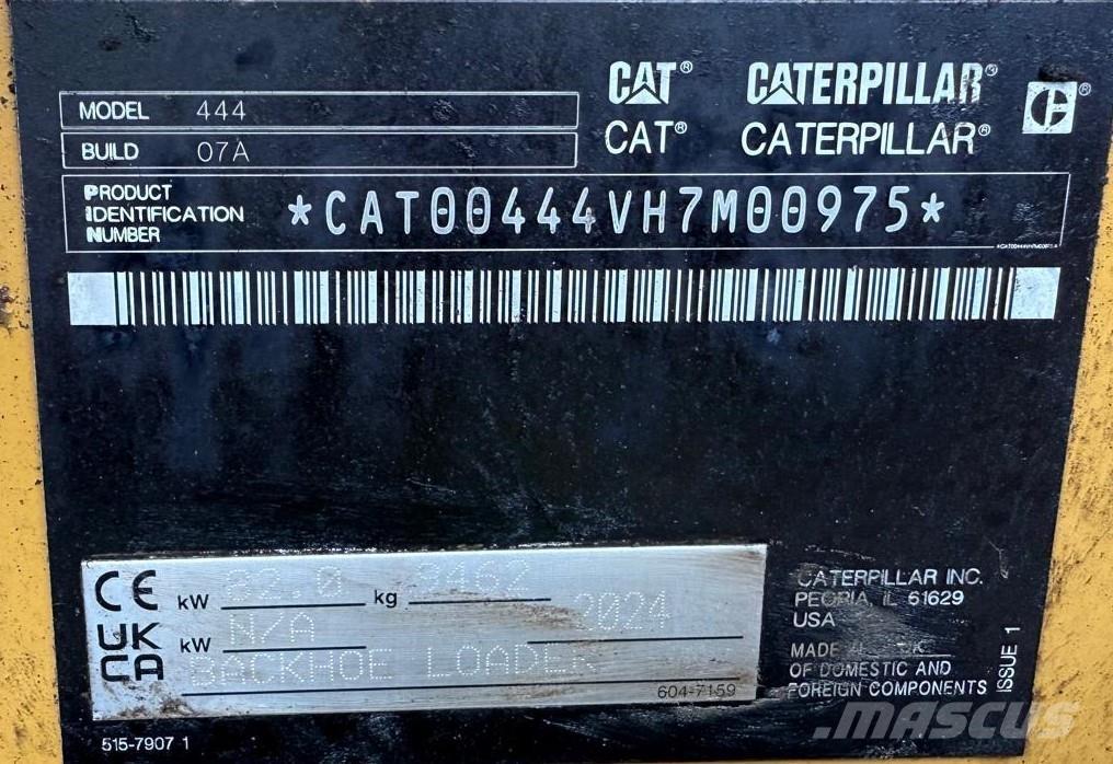 CAT 444 لوادر ذات جرافات عكسية
