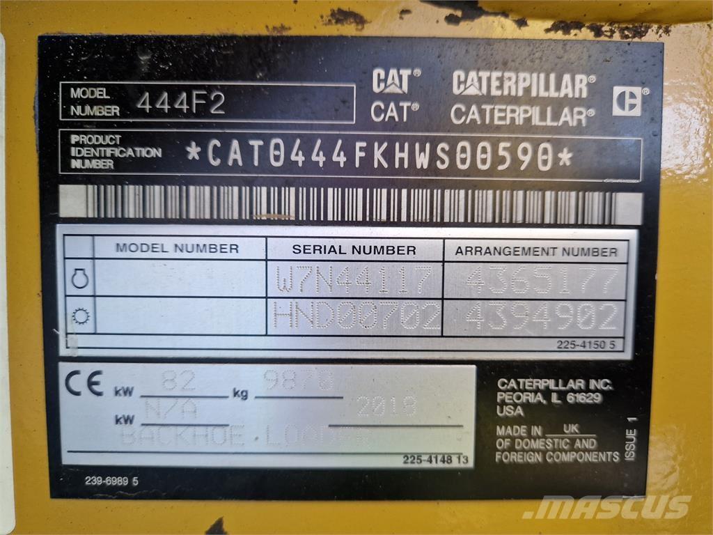 CAT 444F2 لوادر ذات جرافات عكسية