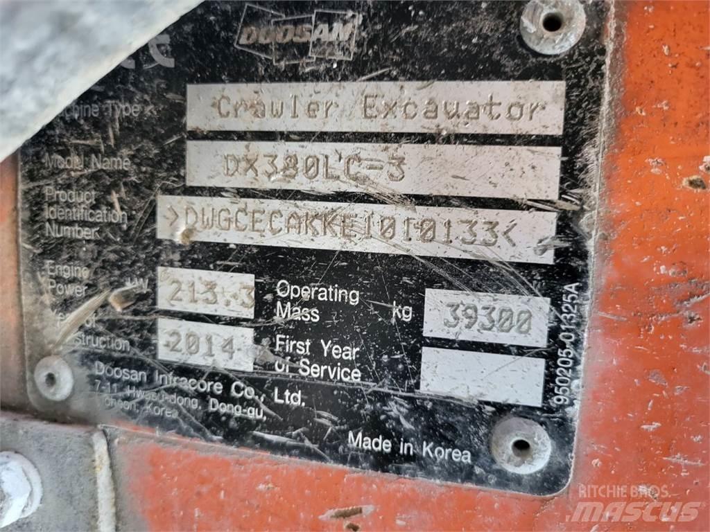 Doosan DX380LC-3 حفارات زحافة