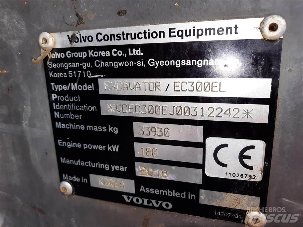 Volvo EC300EL حفارات زحافة