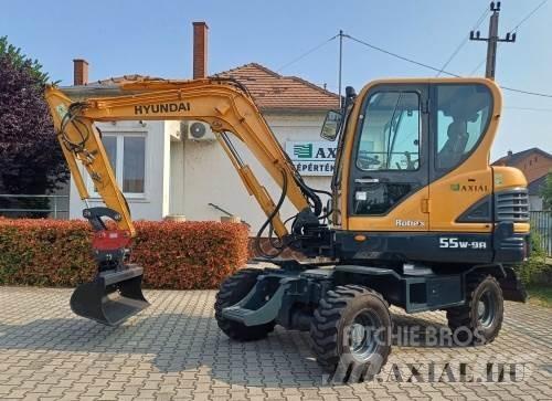 Hyundai R55W-9A حفارات بعجل