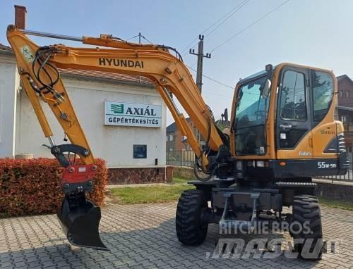 Hyundai R55W-9A حفارات بعجل