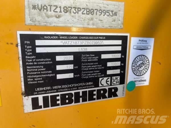 Liebherr L 538 V لوادر بعجل