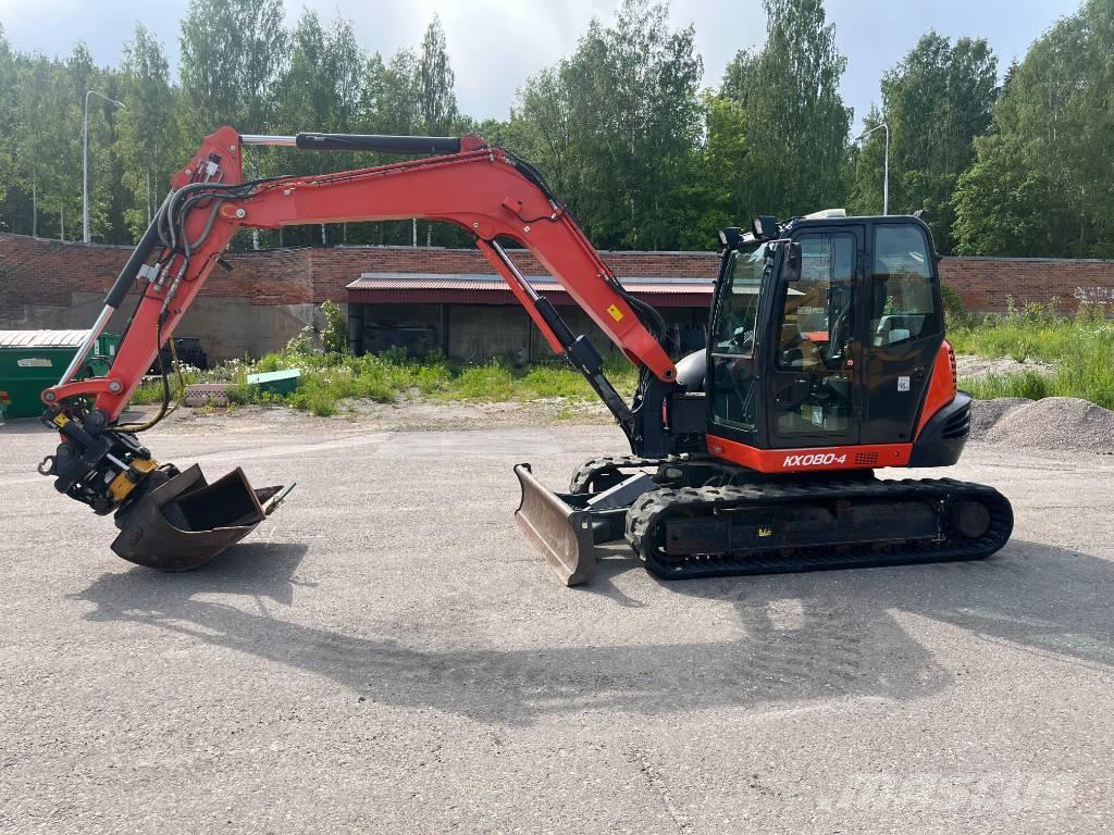 Kubota KX 080-4 حفارات وسط 7 طن - 12 طن