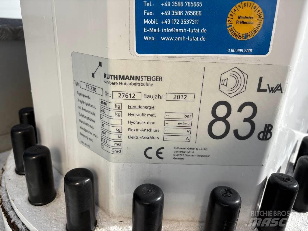 Ruthmann TB 220 المنصات الهوائية المثبتة على شاحنة
