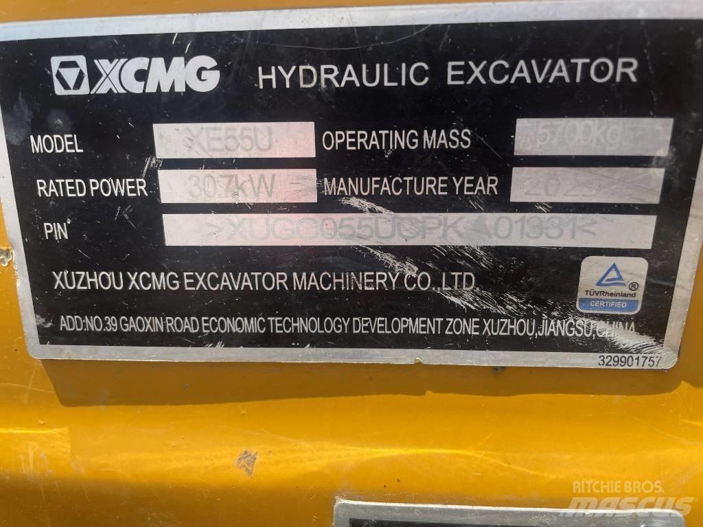 XCMG XE 55 U حفارات صغيرة أقل من 7 طن (حفارات صغيرة)