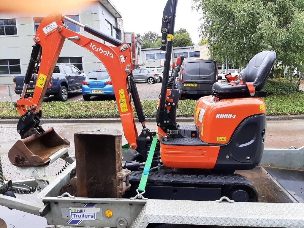 Kubota K008-5 حفارات صغيرة أقل من 7 طن (حفارات صغيرة)