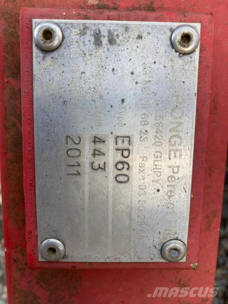  PONGE EP60 كاسحات