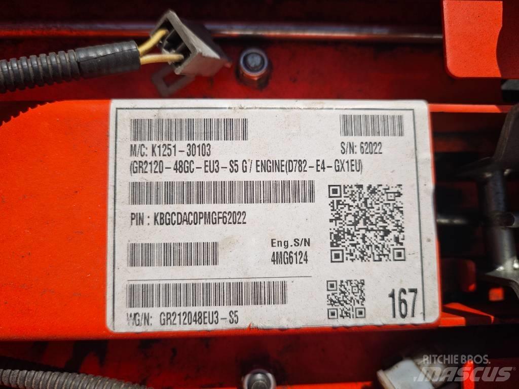 Kubota GR 2120 ركوب الحشائش