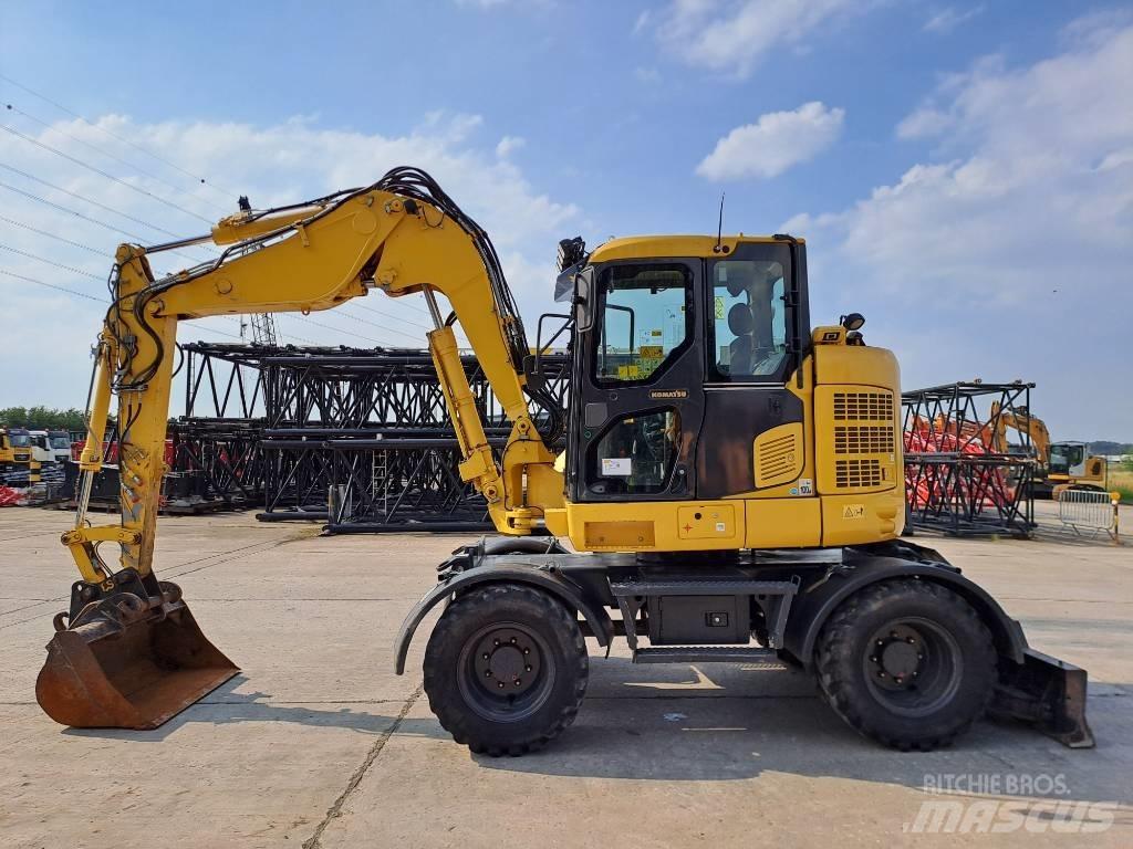 Komatsu PW118MR-11 حفارات بعجل
