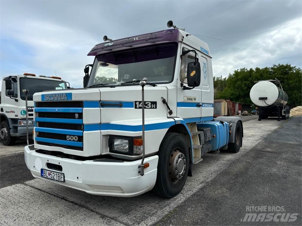 Scania T143 HA 500 وحدات الجر